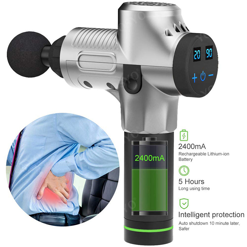 LCD Display Massage Gun Deep Muscle Massager