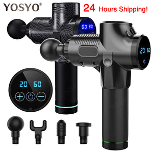 LCD Display Massage Gun Deep Muscle Massager