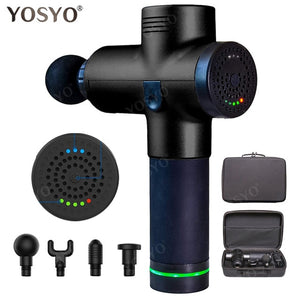 LCD Display Massage Gun Deep Muscle Massager