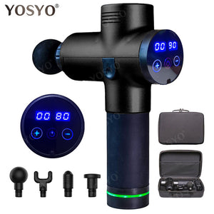 LCD Display Massage Gun Deep Muscle Massager