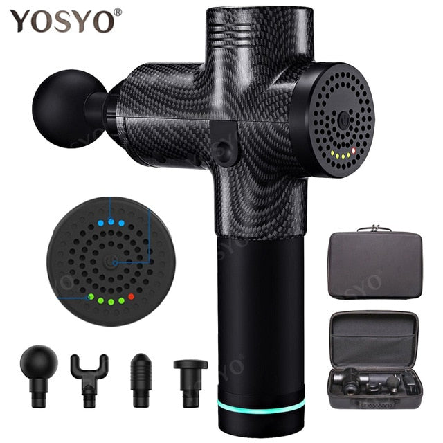 LCD Display Massage Gun Deep Muscle Massager