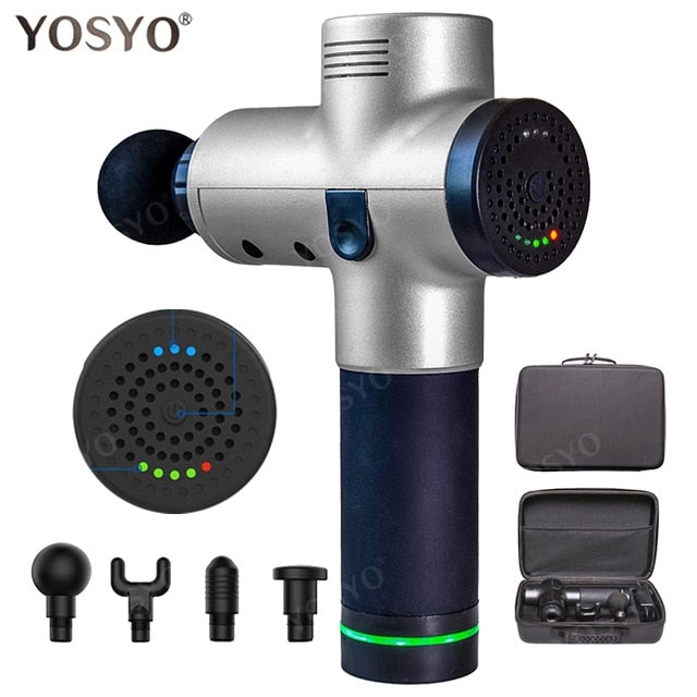 LCD Display Massage Gun Deep Muscle Massager